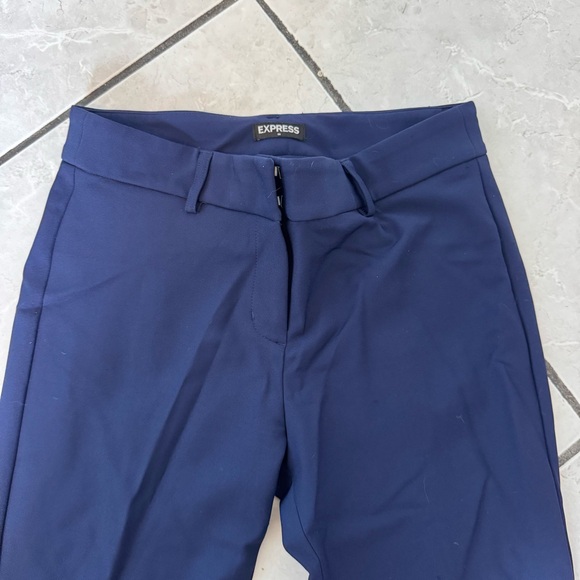 Express Deep Blue Slacks - Picture 1 of 7
